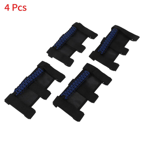 Jeep Wrangler (1955-2023) - Blue Roll Bar Grab Handles
