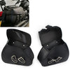 Harley Sportster Dyna Motorcycle PU Leather Saddle Bags