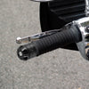 1 Pair 18mm Motorcycle Handlebar End Caps Plug Bar End Aluminum Alloy Black