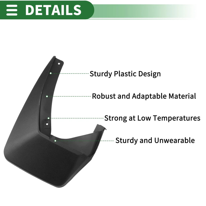Honda Ridgeline Mud Flaps Splash Guards Front & Rear (2007-2012)