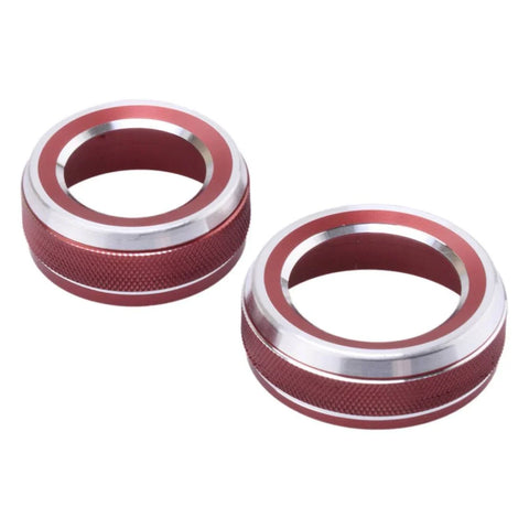 Ford Ranger Red Central Air Conditioning Volume Control Ring Trim (2023-2025)