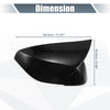 INFINITI Q50 Q60 Q70 QX30 Pair Mirror Cover Overlay Black
