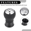 Toyota Yaris (2005-2010) Silver Tone 5 Speed Manual Gear Shift Knob