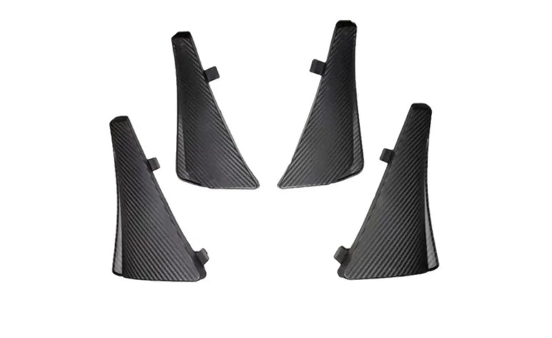 2020-2024 Chevrolet Corvette C8 Carbon Fiber Look Mud Flaps (2020-2024)