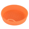 Silicone Anti-Slip Car Cup Holder Insert Coaster Mat Pad Universal Orange