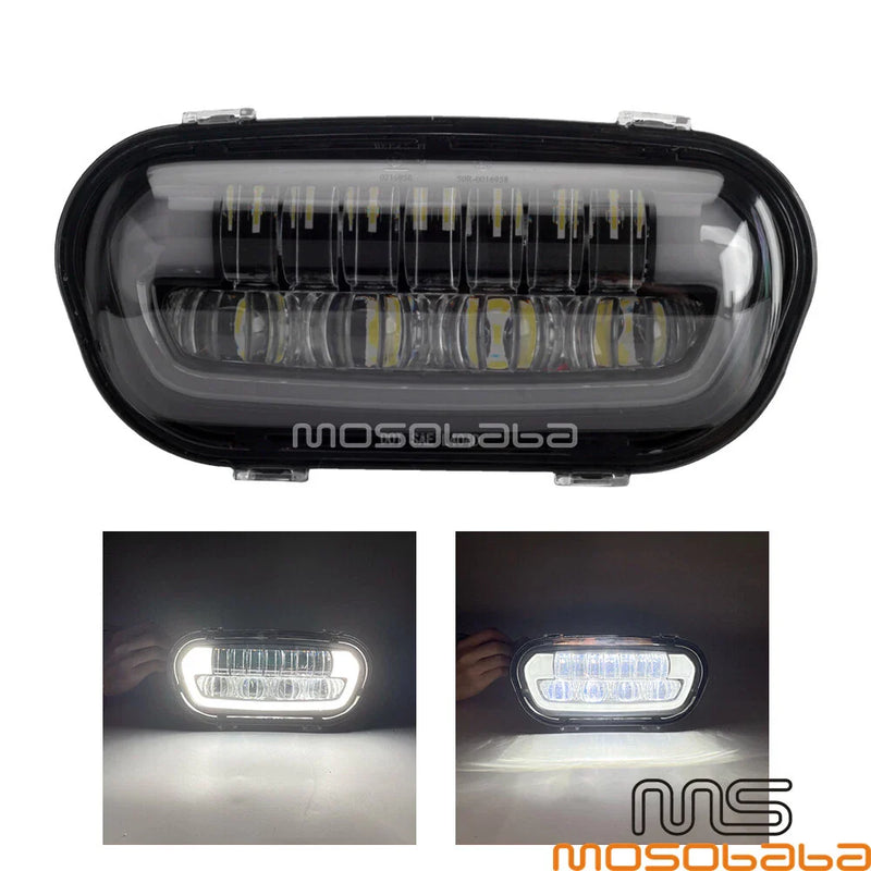 Harley Softail Fat Bob LED Headlight Set & Front Fairing Windshield (2018-2023)