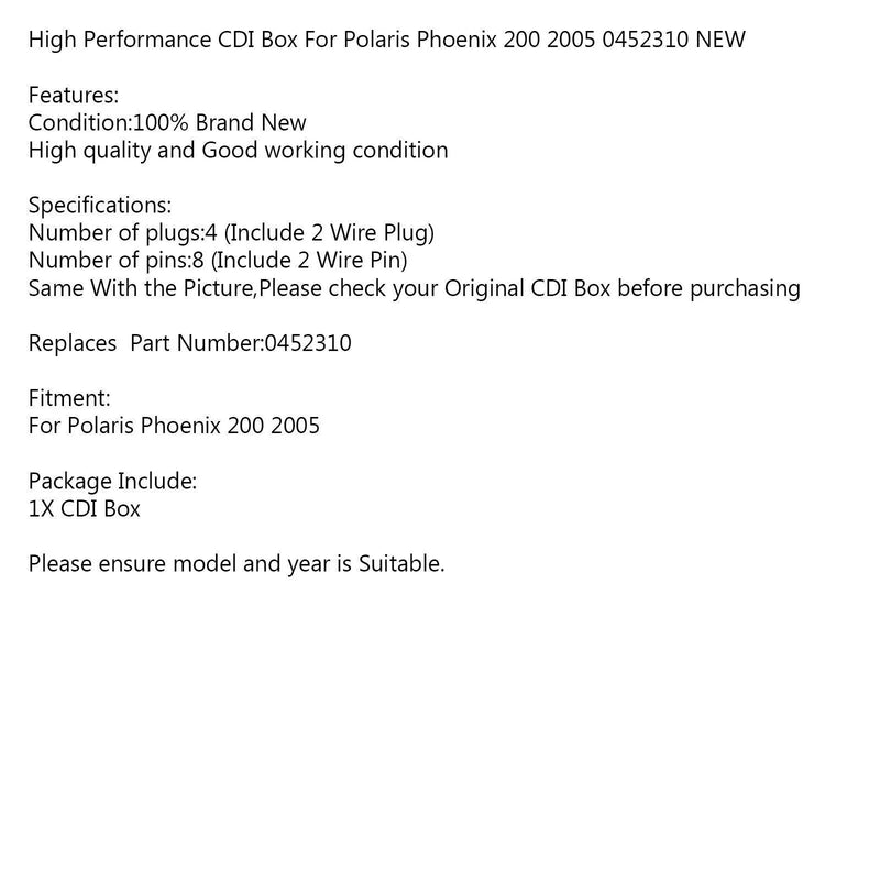 Polaris Phoenix 200 CDI Box Module (2005)