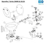 Jabsco J15-205, 29040 Series Jabsco Toilet Pump Assembly