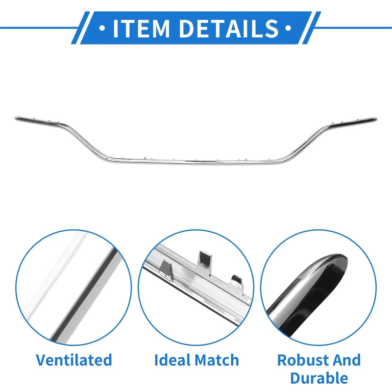 Mercedes-Benz W205 Rear Lower Center Bumper Grille Trim (2019-2021)