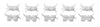 Mitsubishi L200 Triton 10 x Roof Drip Molding Clips (1995-1997)