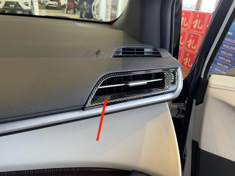 Toyota Sienna (2021-2023) 2 x pcs Carbon Fiber Air Vent Side Cover Trim