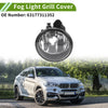 BMW X6 (2013-2015) Clear Black 1 Pc Right Fog Light Grill