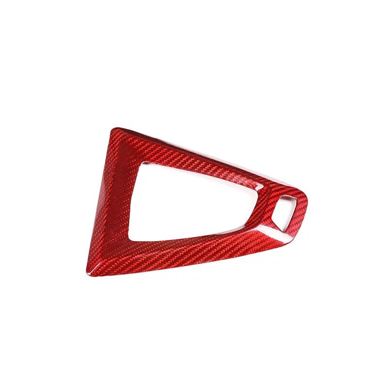 BMW F80 M3 F82 M4 2014+ Red Dry Carbon Fiber Gear Shift Panel Cover fit