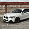 BMW 1 Series F20 F21 Gloss Black Front Spoiler Side Splitter (2011-2015)