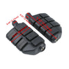 Harley Sportster XL 1200 883 Matte Black Male Mount Footrests Pegs (2004-2023)