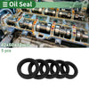 Make Model Oil Seal / 42x60x12mm / Rotary Shaft Seal NBR Rubber Black