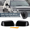 Cadillac Chevrolet GMC Gloss Black Rearview Mirror Cover Cap
