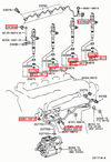 Hilux KUN35 KUN26 KUN25 KUN16 1KD 2KD Fuel Injector