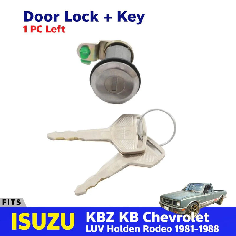Cylinder Door Lock Safety Key LH Fits Isuzu KBZ Holden Rodeo Pickup 1981-88 D08