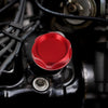 Mitsubishi Red Aluminum Alloy Gas Engine Oil Filler Cap Cover
