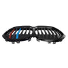 BMW 1 Series F40 Glossy Black Front Bumper Kidney Grille (2019-2023)