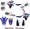 Yamaha WRF 450 Custom Graphic Stickers (2016-2018)