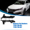 Honda Accord (2018) - Plastic Black, 1 Pair Front Bumper Bracket