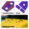 Jeep Wrangler 2-Door / 4-Door (2007-2018) Purple 2 x Engine Hood Hinge Covers
