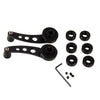 Universal Aluminum Car Window Door Winder Cranks Black (AU Ship)