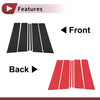 Ford Explorer 2020-2023 Black Door Pillar Window Trim