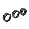 Mazda 3, CX-5 Black AC Climate Control Knob Ring Covers (2014-2019)