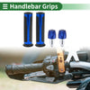 7/8" 22mm Motorcycle Hand Grips Rubber Blue