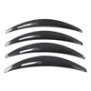 4x Carbon Fiber Car Wheel Arch Trim Lips Fender Flares Protective Strip