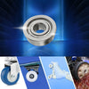 10pcs 4x10x4mm Double Metal Shield Flanged Deep Groove Ball Bearings