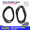 Door Rubber Seal Rear LH+RH Fits Mazda 616 618 Capella RX2 4D Sedan 1970-78 D09