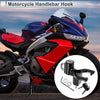 Motorcycle Double-Fork Metal Motorcycle Hanging Hook 1 Set Black