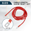 Car Marine Inverter 5 / 16-3 / 8 8ft Copper Wire Red Battery Cable