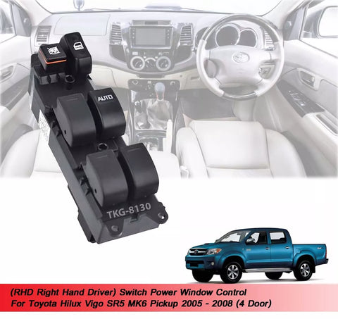 4Dr Toyota Hilux Power Window Switch (2005-2008)
