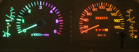 Toyota Landcruiser 80 Series Rainbow LED Dash Instrument Cluster Light Kit