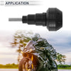 Bike 11mm Aluminum Alloy Plastic Motorcycle Slider Frame Bolt 1 Set Black