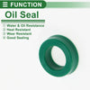 Oil Seal 5 Pcs Rotary Shaft Seal TPU 12x20x6mm Green