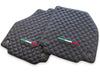 Ferrari 458 Spider IT Edition Black Leather Floor Mats (2010-2015)