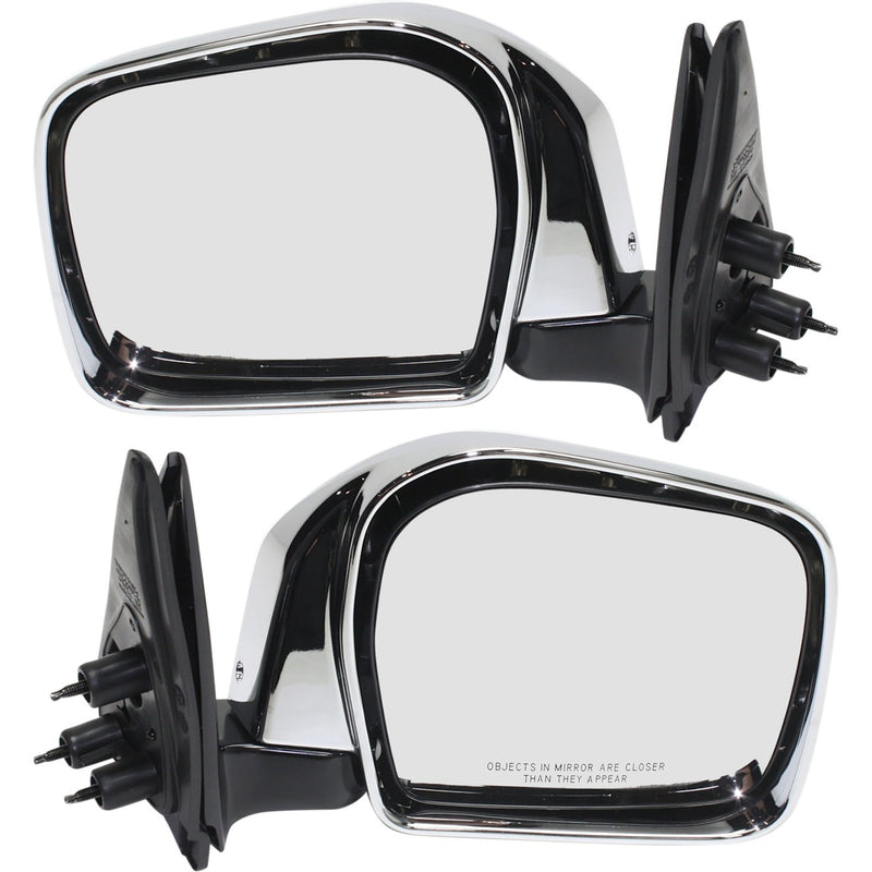 Set Of 2 Mirror Manual For 2001-2004 Toyota Tacoma Manual