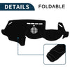BMW 6 Series (2003-2010) Sun Protector Black Dashboard Cover Mat