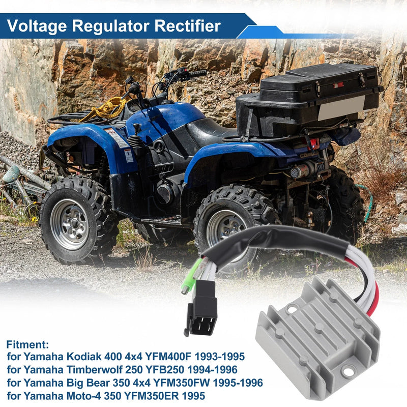 Yamaha Kodiak 400 4x4 YFM400F Voltage Regulator Rectifier (93–95)