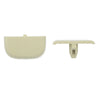 Ford Edge 2 x Beige Sun Visor Cap Clips (2015-2023)