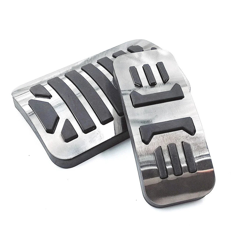 Jaguar XE XF XJ XJL Stainless Steel Brake Gas Pedal Covers