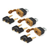 5P8500, 5P8501 Caterpillar CAT Padlock & 2 Keys, 3 Fuel Cap Cover Locks