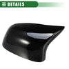 BMW F15 X5 F16 X6 Pair Rearview Mirror Cover Gloss Black (2014-2017)
