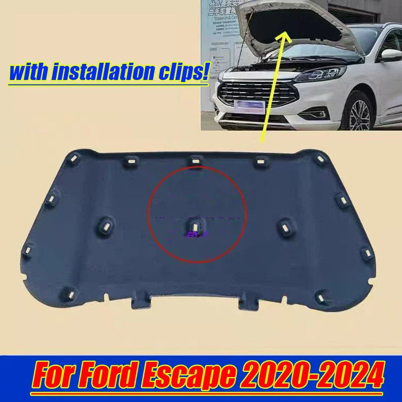 Ford Escape Engine Hood Insulation Pad Heat Shield Sound Mat (2020–2024)